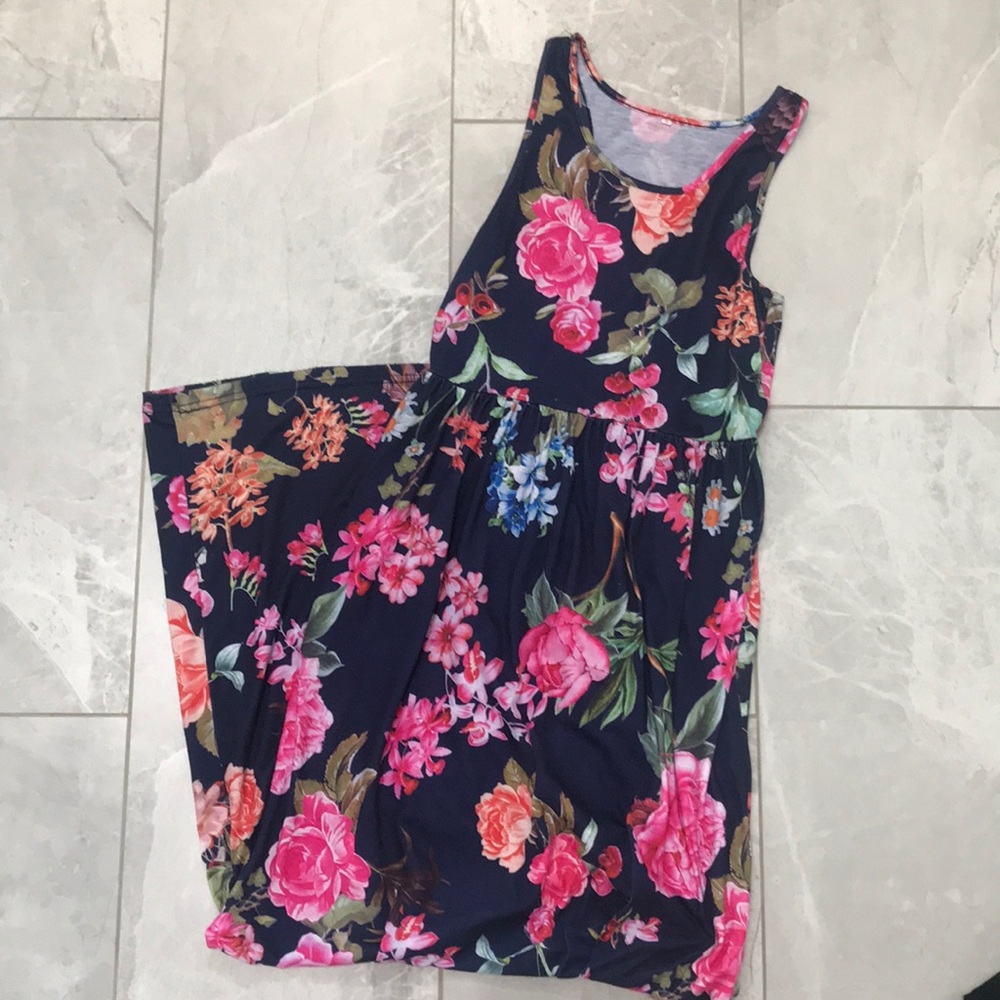 Floral maxi dress